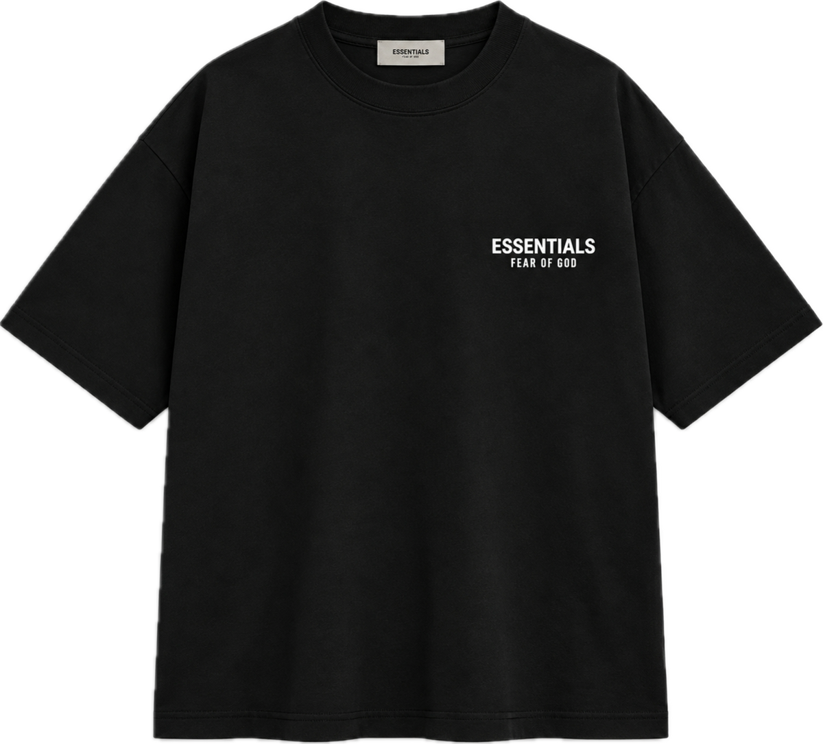 Essentials Fear of God T-Shirt – BLACK Ss25
