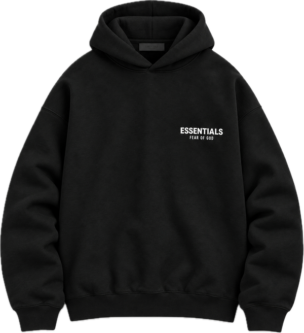 Essentials Fear of God Hoodie – Black Ss24