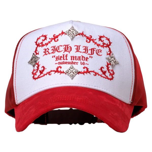 Barbas Hats Rich Life Red