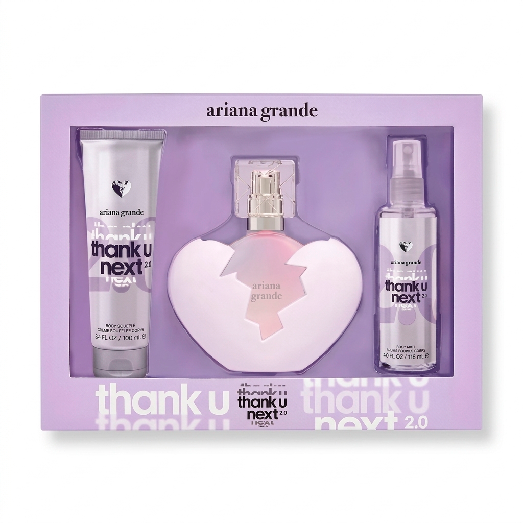 Set de 3 piezas de Perfume Ariana Grande Thank U Next