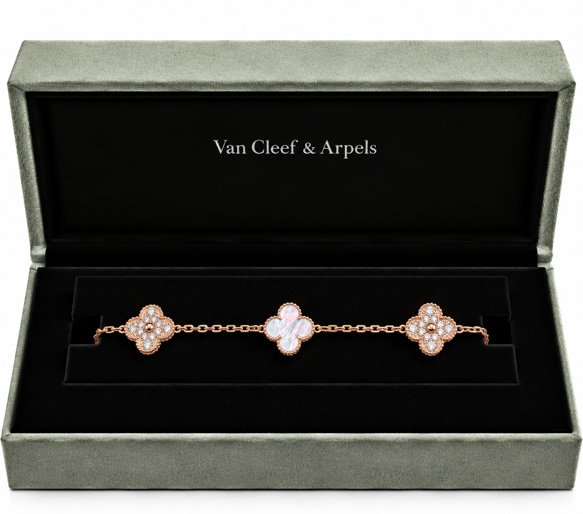 Van Cleef & Arpels Bracelet – Mother of Pearl Rose Gold