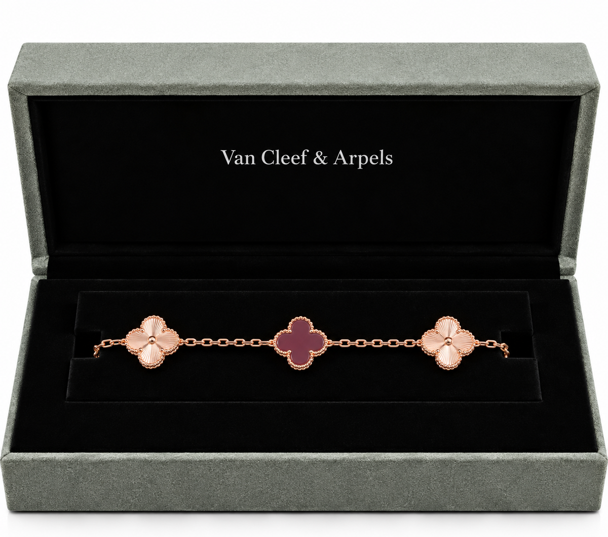 Van Cleef & Arpels Bracelet – Burgundy Rose  Gold