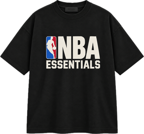 Essentials Fear of God NBA T-Shirt – BLACK
