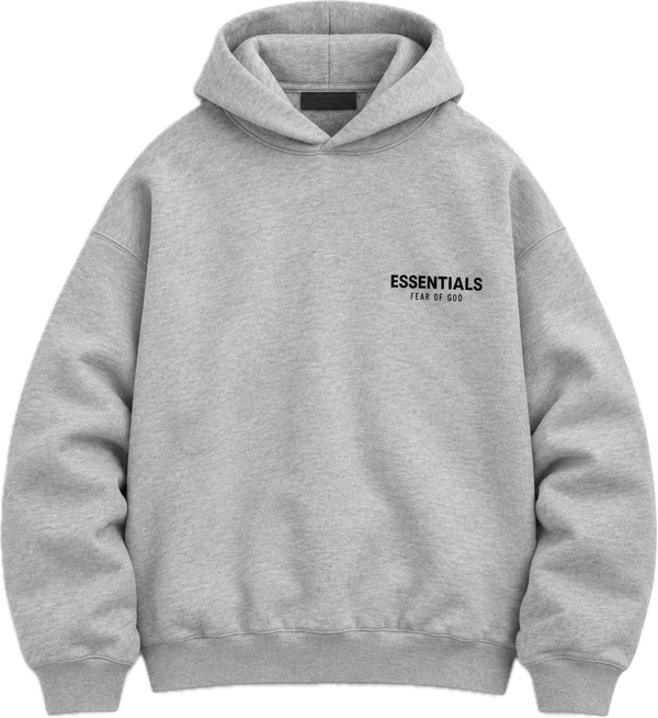 Essentials Fear of God Hoodie  – Light Heather Ss24