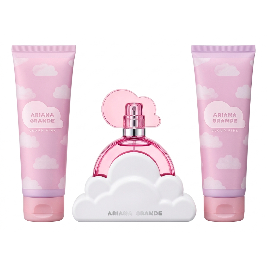 ARIANA GRANDE CLOUD PINK SET 3 PIEZAS